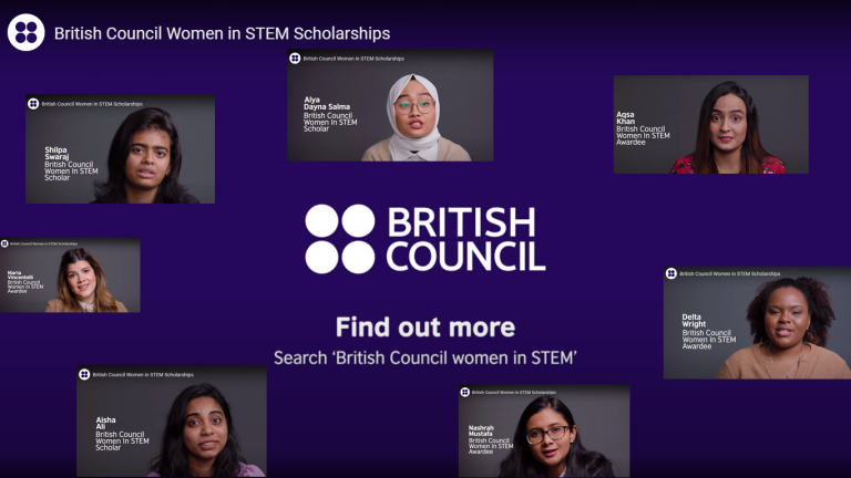 British Council Women in STEM Scholarships – “STEM领域女性奖学金”