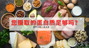 营养扫盲 | 您摄取的蛋白质足够吗？