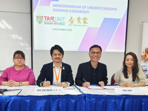 拉曼理工大学 与《企业家》杂志签署合作谅解备忘录