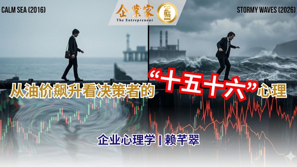 企业心理学 | 从油价飙升看决策者的“十五十六”心理