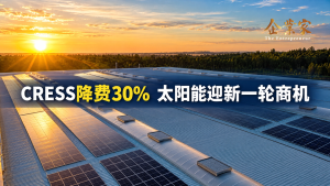 太阳能迎来新机会：CRESS降费30%，企业用绿电更划算了